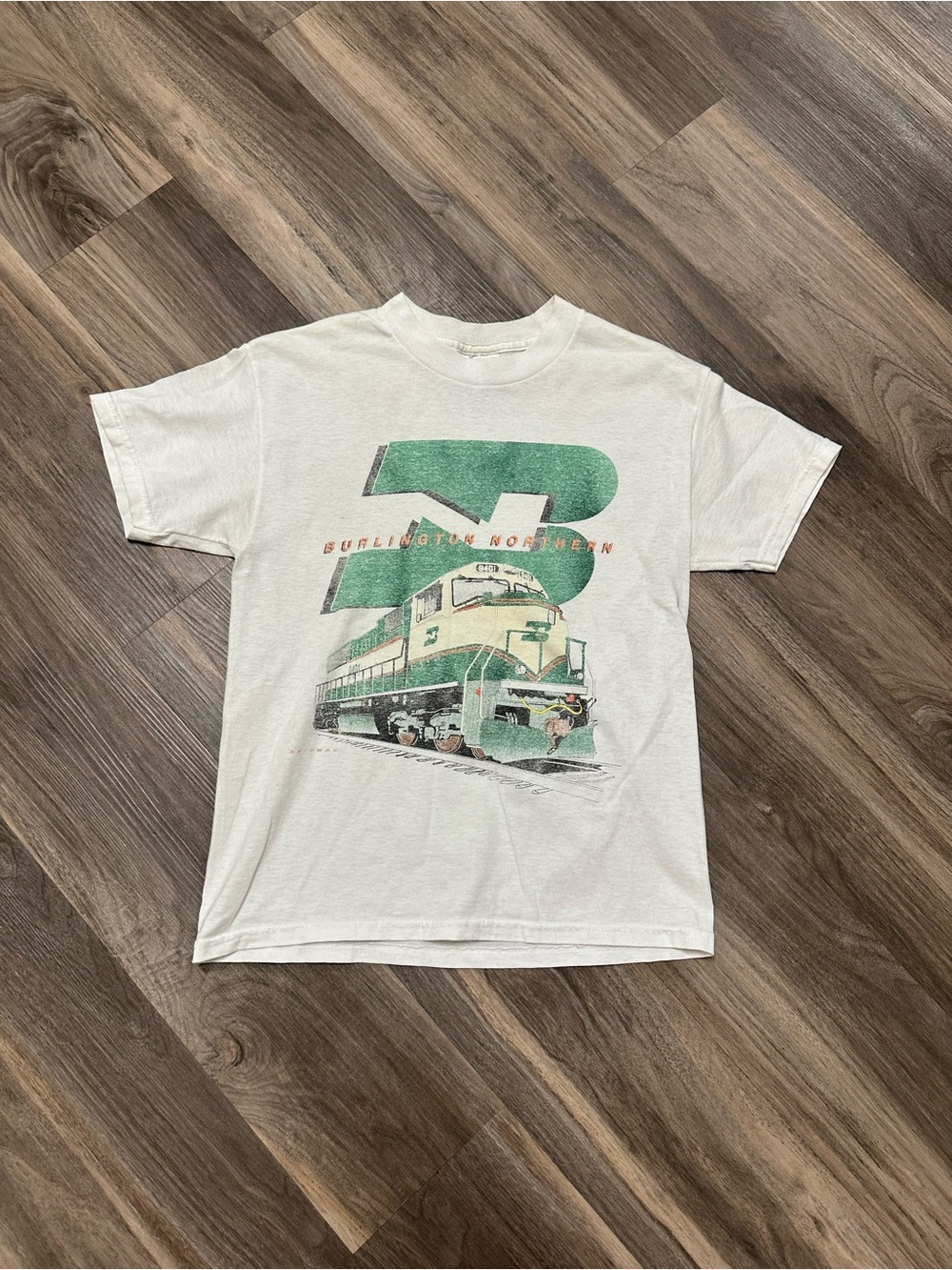 Vintage Hanes Heavyweight Burlington Northern T-Shirt
